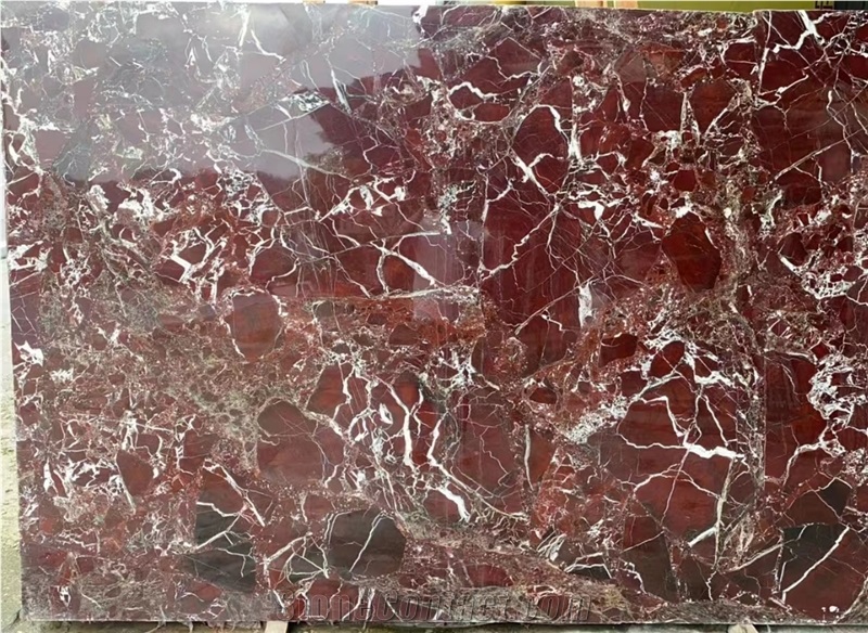 Turkish Rosso Levanto Marble Slabs For Resorts