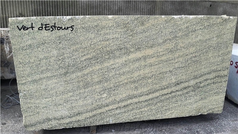 Vert De Estours Marble Blocks From Our Quarry