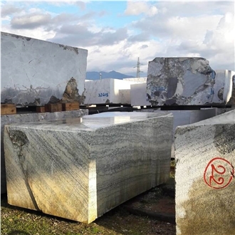 Vert De Estours Marble Blocks From Our Quarry