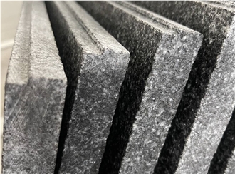 China 30Mm Binzhou Black Grantie Stair And Riser Tiles