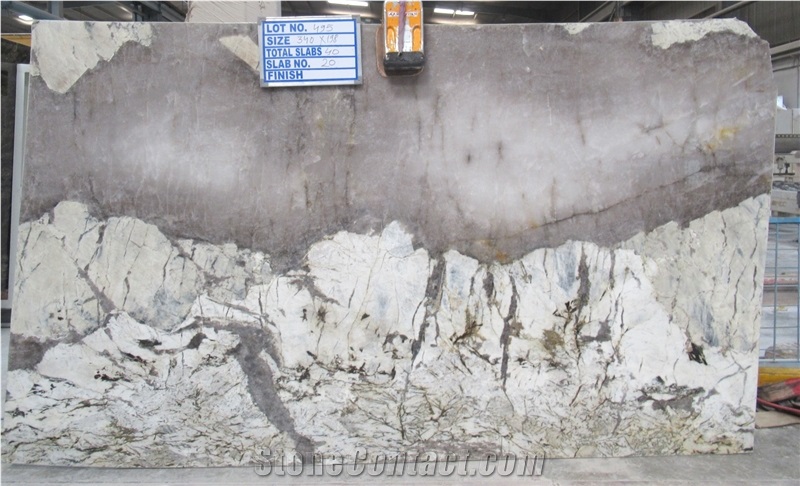Patagonia White Exotic Quartzite Slabs