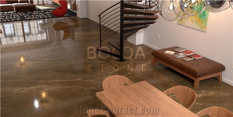 Iran Brown Marble Slabs  - Bronze Armani Marble Slabs