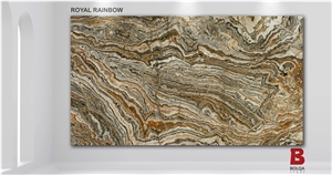 Iran Brown Traonyx Slabs - ROYAL RAINBOW