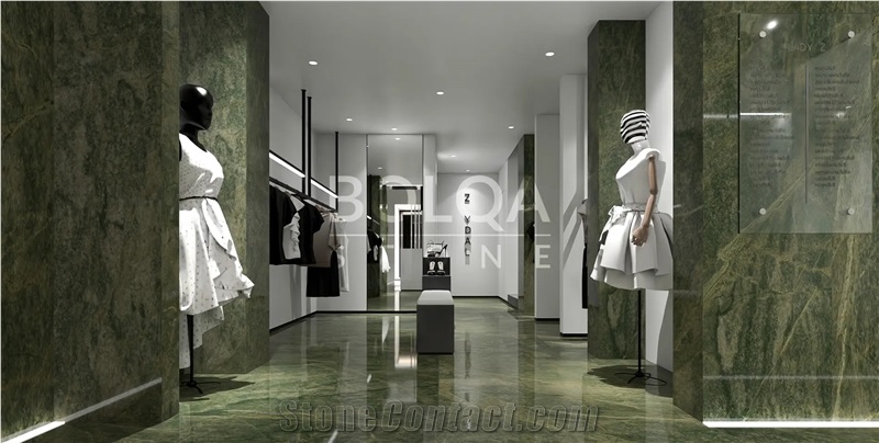 Iran Green Granite Slabs - Costa Esmeralda Granite