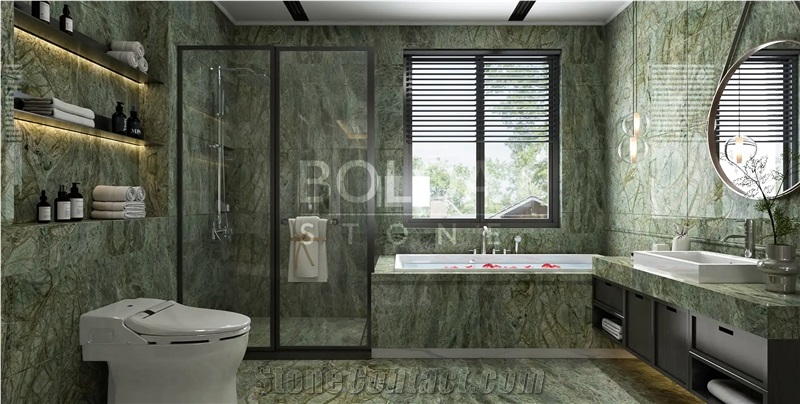 Iran Green Granite Slabs - HYRCANIAN Verde Fantastico Granite
