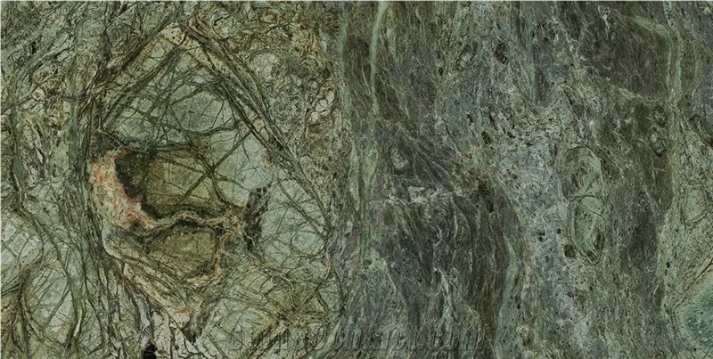 Iran Green Granite Slabs - HYRCANIAN Verde Fantastico Granite
