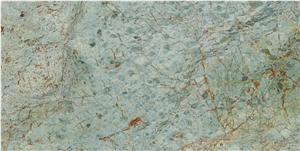 Iran Green Granite Slabs - MIRACLE S1 Firoozeh Granite