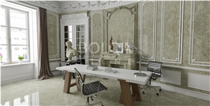 Iran Green Marble Slabs- FREE FALL