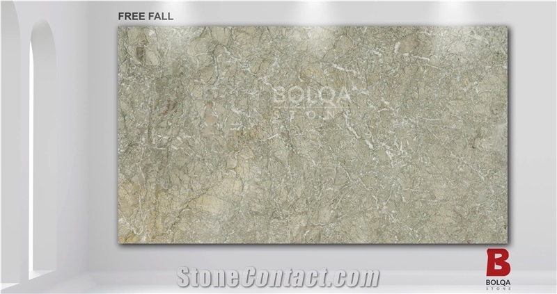 Iran Green Marble Slabs- FREE FALL