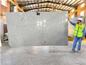 Iran Grey Granite Slabs - PEPE White Natanz Granite