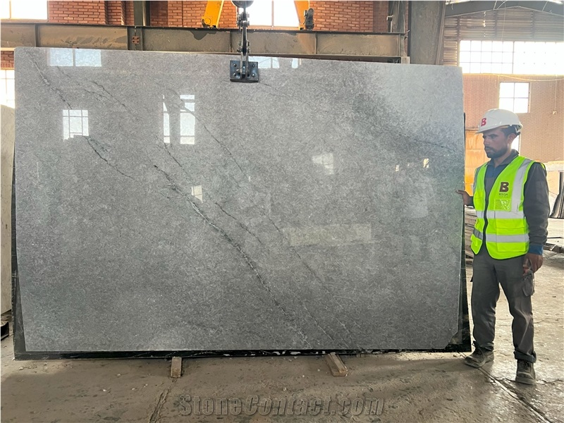Iran Grey Marble Slabs - Persian Silk Marble S2
