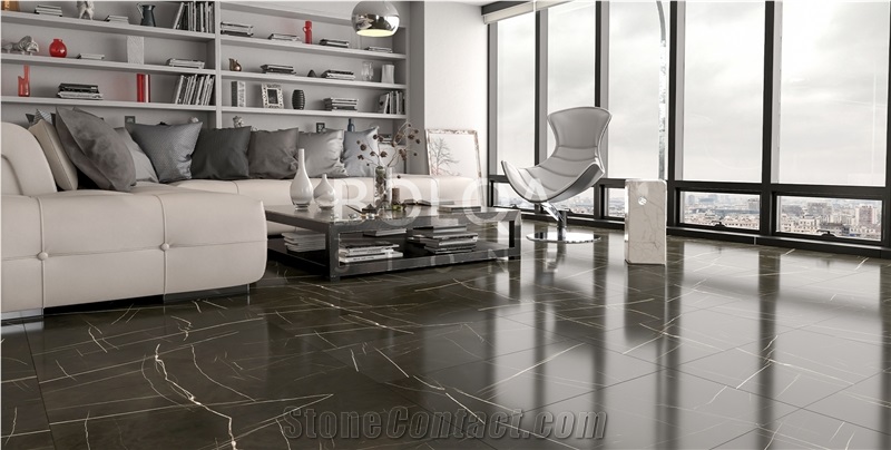 Iran Grey Marble Tiles - Pietra Gray Marble