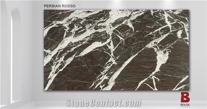 Iran Red Marble Slabs - PERSIAN Rosso Golzar Marble