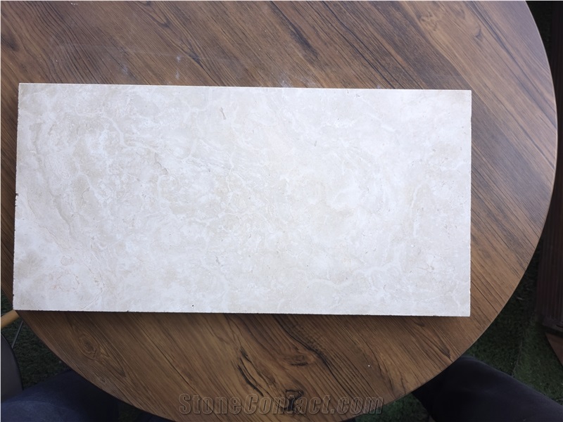 Iran White Limestone Tiles -- VANAK