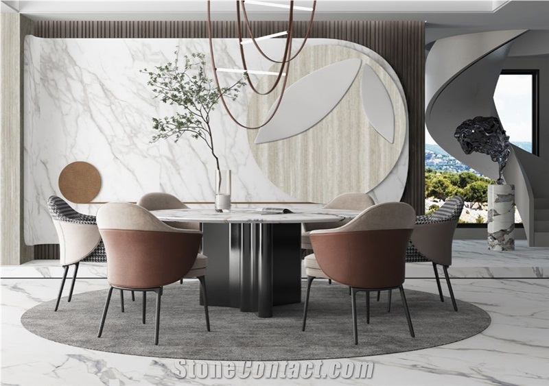 Melaleuca Rock Beige Sintered Stone Slabs Good For Wall
