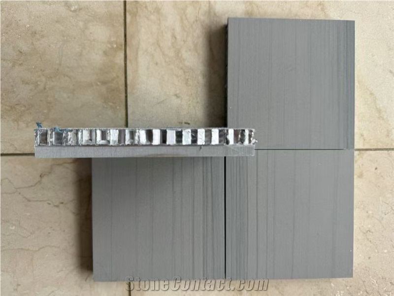 Wenge Sandstone Aluminum Honeycomb Backed Stone Panels