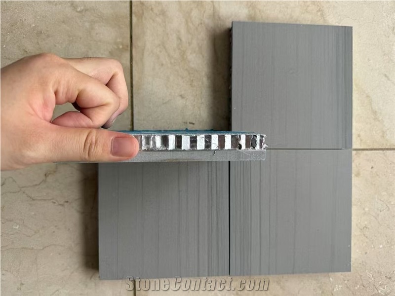 Wenge Sandstone Aluminum Honeycomb Backed Stone Panels