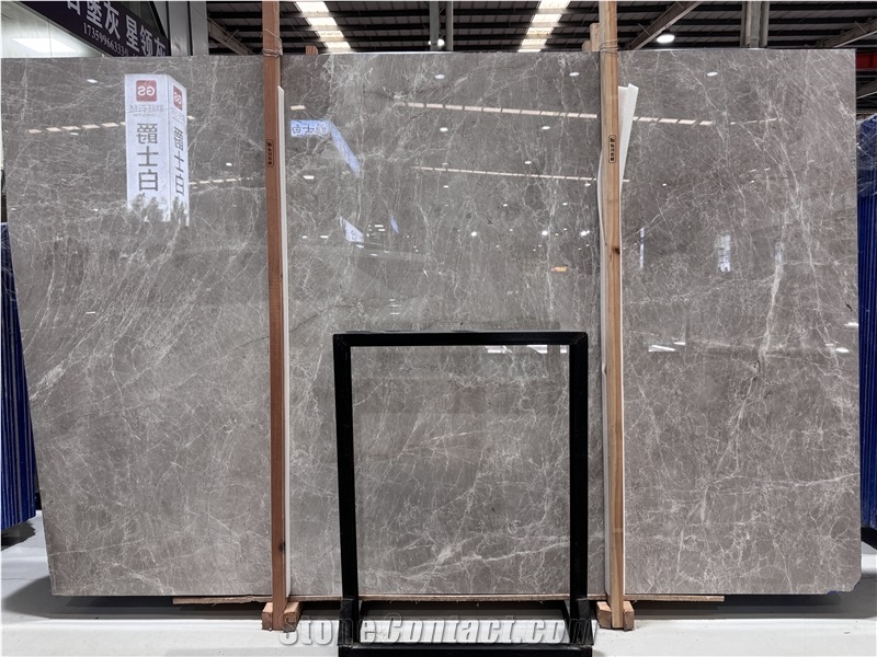 Tundra Grey Marble Slabs For Home Decor
