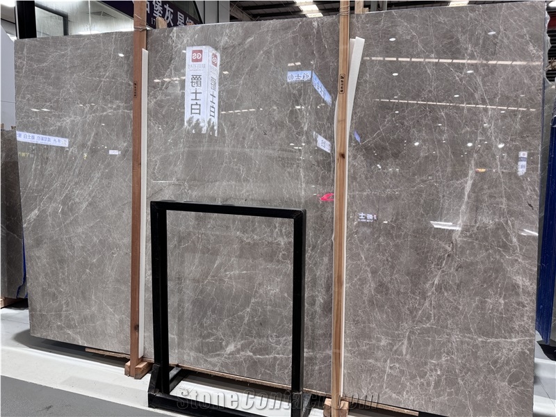 Tundra Grey Marble Slabs For Home Decor