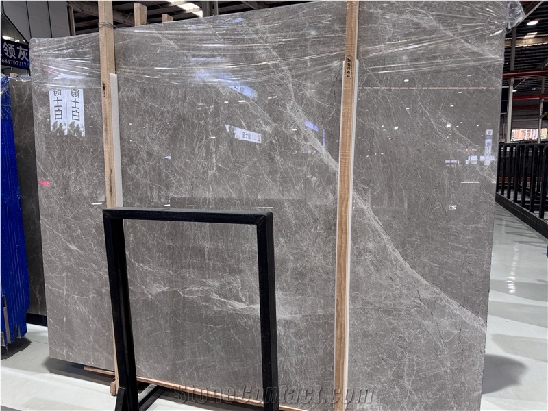 Tundra Grey Marble Slabs For Home Decor