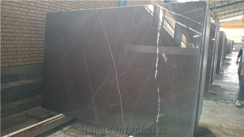 Pietra Grey Marble Slab Tiles
