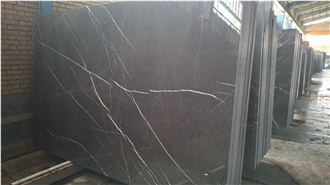Pietra Grey Marble Slab Tiles