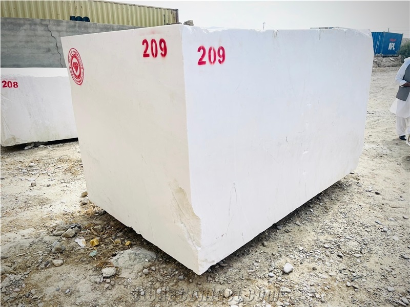 Afghanistan White Marble Blocks