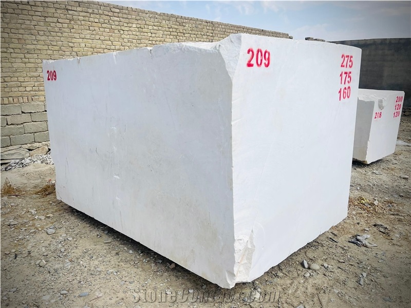 Afghanistan White Marble Blocks