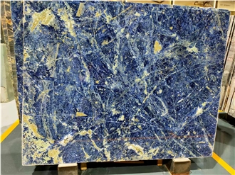 Blue Sodalite Marble Slabs