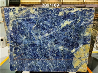 Blue Sodalite Marble Slabs