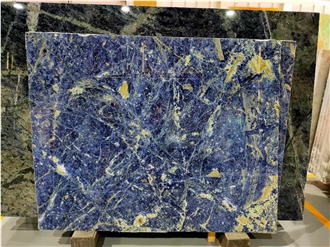 Blue Sodalite Marble Slabs