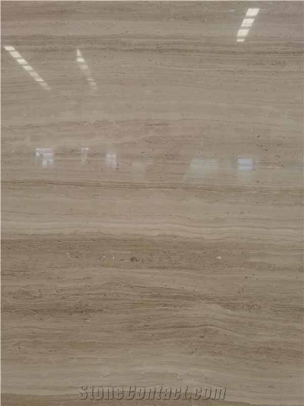 Wooden Grey Marble Stone Slab Floor Tile