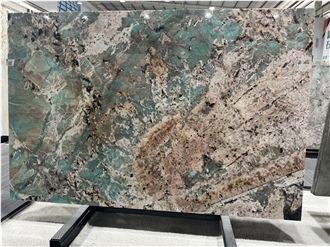 Brazil Amazon Green Quartzite Luxury Stone Slabs