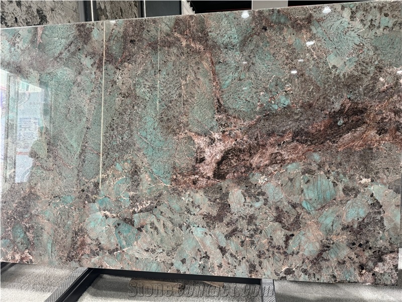 Brazil Amazon Green Quartzite Luxury Stone Slabs