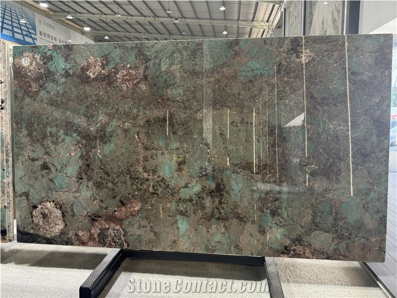 Brazil Amazon Green Quartzite Luxury Stone Slabs
