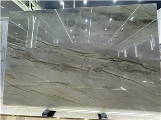 Brazil Aquarella Quartzite Natural Slabs For Feather Wall