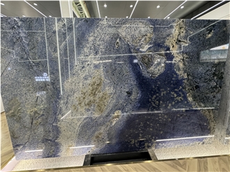 Brazil Azul Bahia Granite Luxury Stone Tiles For Wall