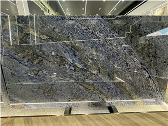 Brazil Azul Bahia Granite Luxury Stone Tiles For Wall