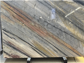 Brazil Colorado Quartzite Slabs, Colorful  Luxurystone Tiles
