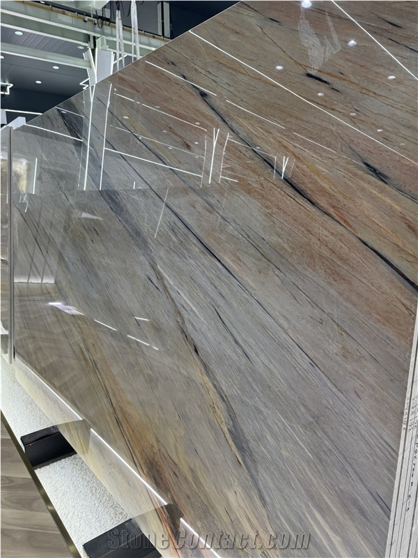 Brazil Colorado Quartzite Slabs, Colorful  Luxurystone Tiles