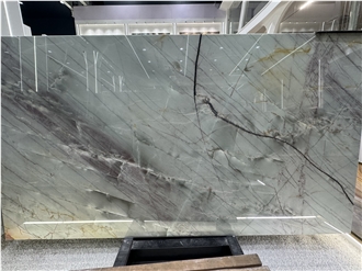Brazil Cristallo Tiffany Green Quartzite Slabs