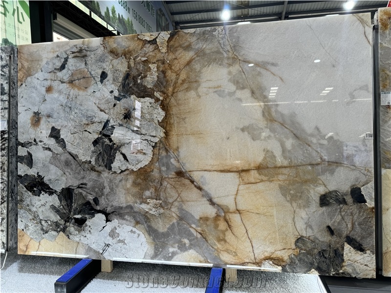 Brazil Patagonia Quartzite Back Light Feature Wall Slabs