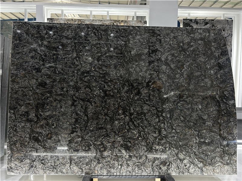 Brazil Platinum Granite Galaxy Slabs