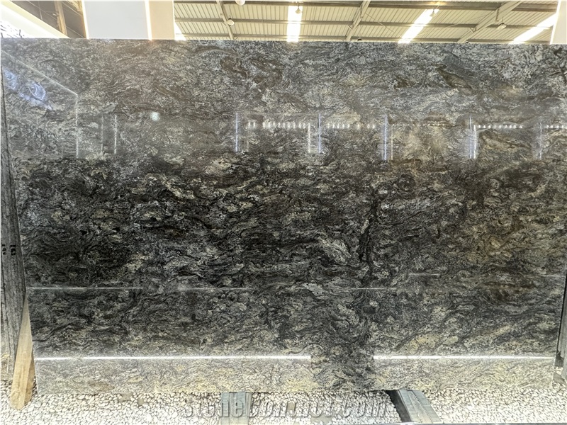 Brazil Platinum Granite Galaxy Slabs