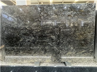 Brazil Platinum Granite Galaxy Slabs