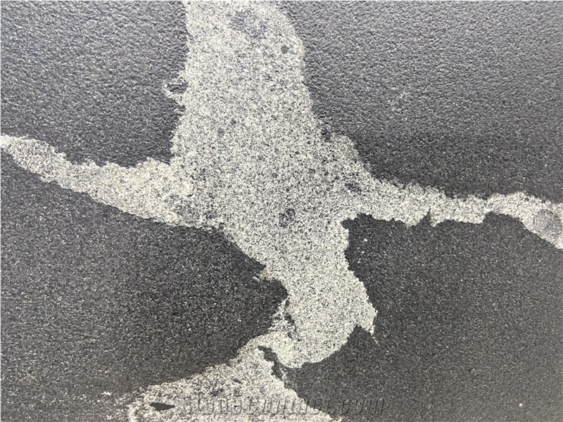 Black Forest Granite Slabs In Leather Surface