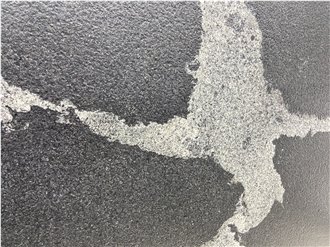 Black Forest Granite Slabs In Leather Surface