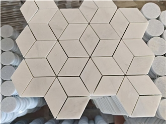 Carrara White Marble Mosaic Tiles For Wall And Floor