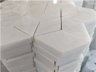 Carrara White Marble Mosaic Tiles For Wall And Floor