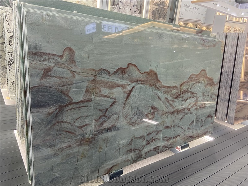 Fusion Green Quartzite Slabs